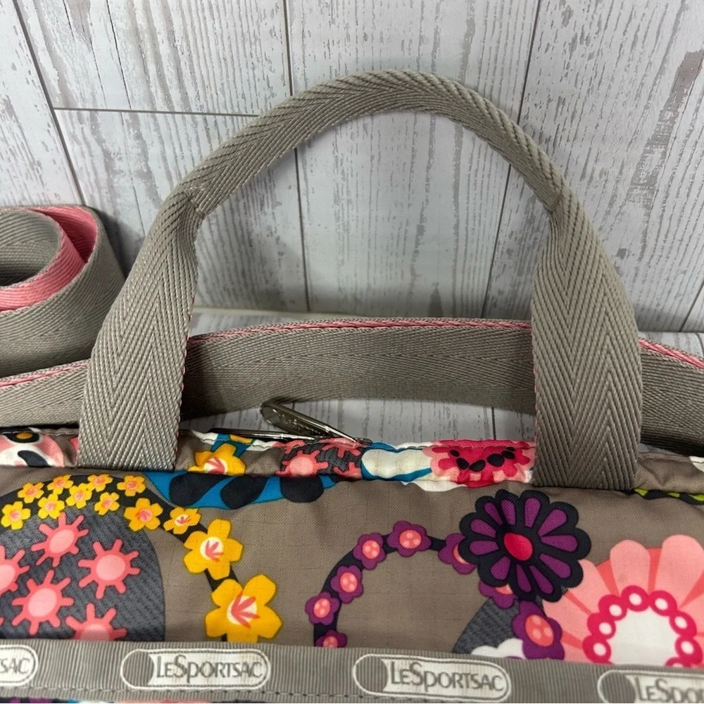 Le Sportsac Multicolor Floral Laptop Bag
